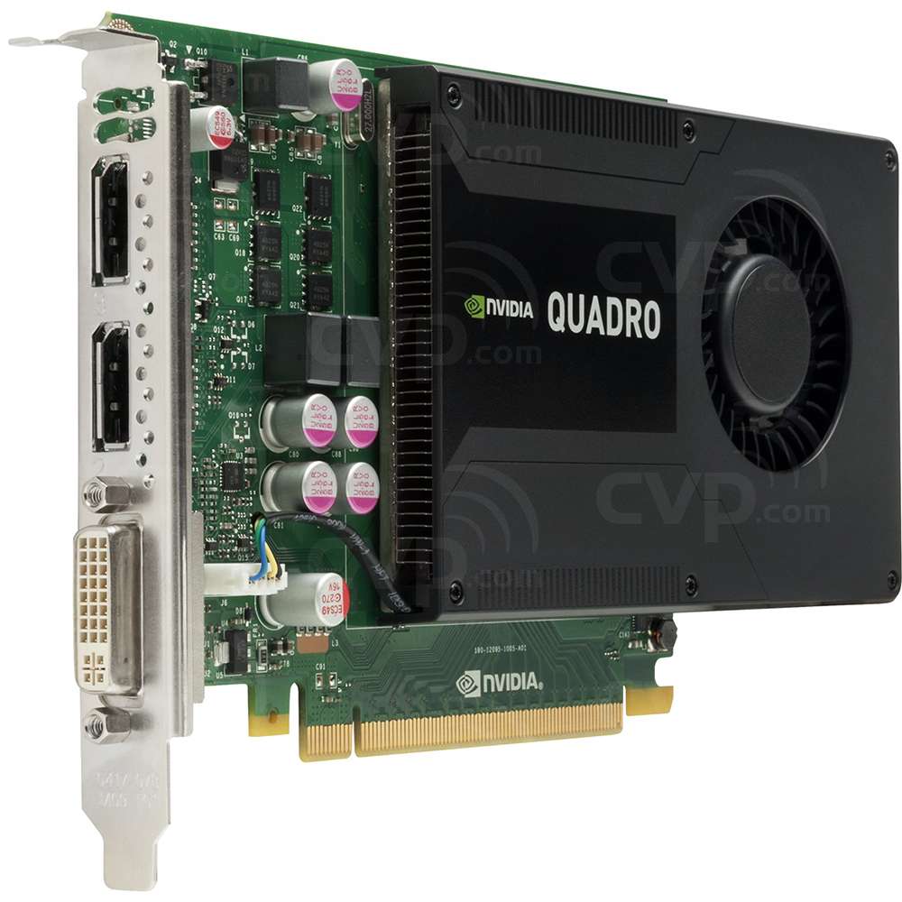 Buy NVIDIA (C2J93AT) Quadro K2000 2GB DLDVI+2xDP Graphics Card